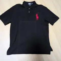 希少】Polo Ralph Lauren ポロシャツ ブラック HOPE刺繍 - メルカリ