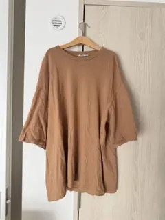 AURALEE ブラウン ビッグシルエット Tシャツ
