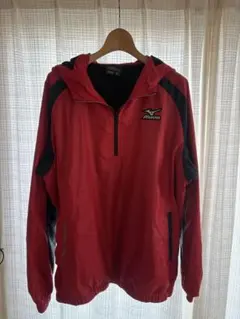Mizuno フード付きジャケットO 赤紺