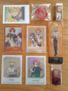 地縛少年花子くんグッズ9点セット　源輝　蒼井茜　赤根葵　三葉惣助