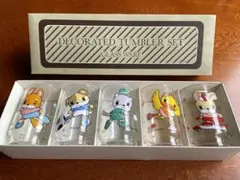 昭和レトロ 動物キャラ グラス 5個セット 箱付き レトロポップ 子供用 コップ