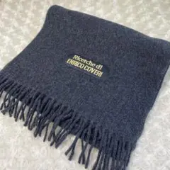 ENRICOCOVERIエンリココベリ　新品　マフラー　チャコールグレーのサムネイル