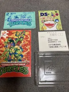 値下げ不可　難あり　箱説明書のみ　ソフトなし　タートルズ　ファミコン
