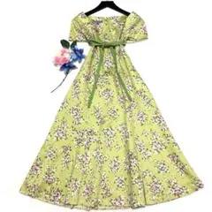 ☆未使用級 ローラアシュレイ ロングワンピース❤︎花柄✨リボン