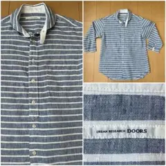 URBAN RESEARCH DOORS 七分袖 リネンシャツ アーバンリサーチ