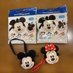 ディズニーシー25周年バックチャーム ミッキー・ミニー 顔ランダム