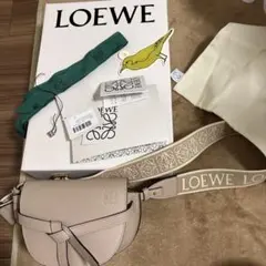 美品　LOEWE ゲートデュアル　バッグ　ミニ サンドショルダーバッグ