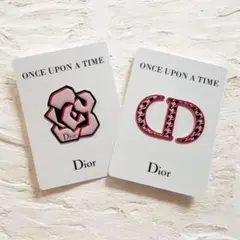 【非売品】Dior ロゴシール2枚&メモ帳