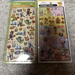 ボンボンドロップシール　ディズニー