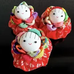 207 ちりめん細工　お手玉人形　置物のサムネイル
