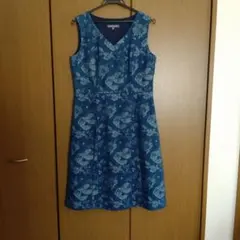 LAURA ASHLEY 花柄ノースリーブワンピース