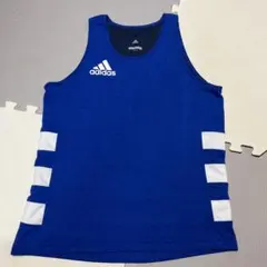 adidas 青 タンクトップ