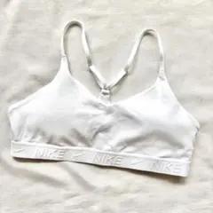 NIKE ガールズ DRY-FIT スポーツブラ ホワイト XL