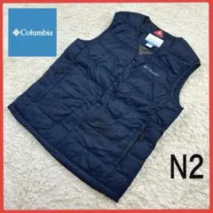 送料無料！ コロンビア レアカラー ゆるたぼ ライト ダウン ベスト 刺繍ロゴ