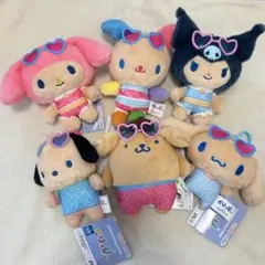値下げ】サンリオ くりっぴぃ ぬいぐるみ ～こんがり日焼け 全6種