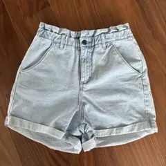 ROXY ライトブルー デニムショートパンツ