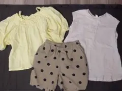 バラ売り不可110〜120トップスとパンツ3点セット