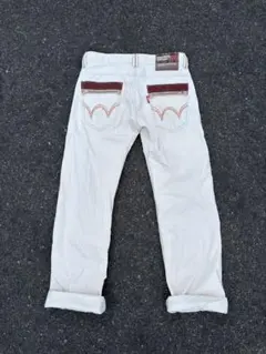 00s EDWIN white denim アメカジのサムネイル