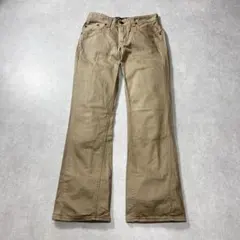 EDWIN・401XV-S ブーツカットデニム・ブラウン系・W32・裾上げなし