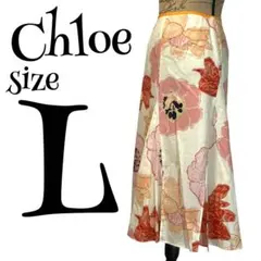 【高級】【40】Chloe♡クロエ 花柄 スカート レディースのサムネイル
