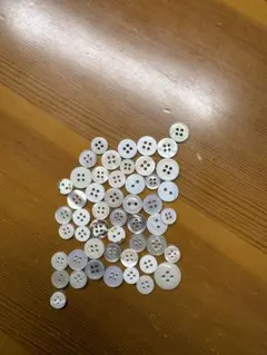 ホワイト・透明系 ボタンまとめ売り