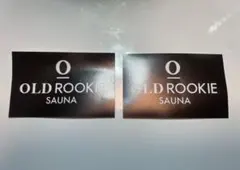 OLD ROOKIE サウナ ステッカー 2枚セット　ノベルティグッズ