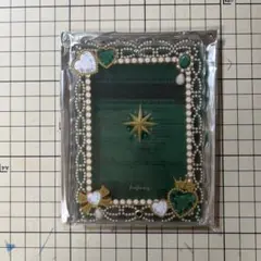 FUKUYA フクヤ フォトカードアクリルフレーム アンティークビジュー 白