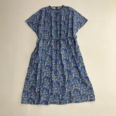 Cloth＆Cross フレンチリネンシャツワンピース ローズピンク 麻100