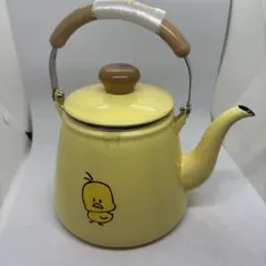 日清食品　ひよこちゃん　ホーローケトル 未使用✨》ひよこちゃん ホーローケトル チキンラーメン やかん 日清