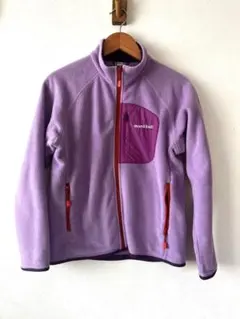 mont-bell フリースジャケット 紫