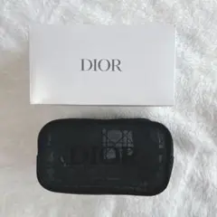 Dior ノベルティ メッシュポーチ ブラック