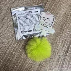 ちいかわ　ノベルティ　ぽんぽんチャーム付きフォンタブ　くりまんじゅう