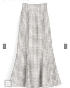639. grl ラメチェックツイードマーメイドスカート[dk1080] s