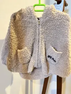 GELATO PIQUE ベビーポンチョ ベージュ