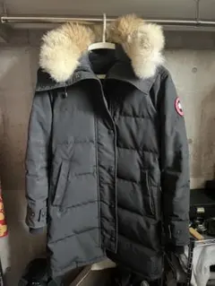 カナダグース シェルバーン　ブラック　ワッペン付き　Sサイズ