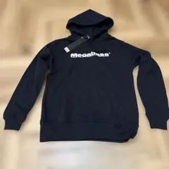 Megabass パーカー ブラック