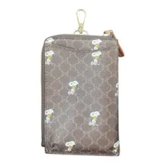 SNOOPYのミニポーチ　カラビナ付き