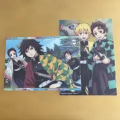 鬼滅の刃 くら寿司 下敷き2枚