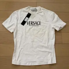 【新品】VERSACE ヴェルサーチ トップス Tシャツ ホワイトS タグ付きのサムネイル
