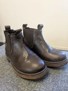 ZARA ザラキッズ　サイドゴアブーツ　ダークブラウン