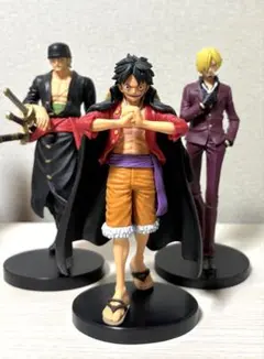 ワンピース フィギュア THE・出航 ルフィ ゾロ サンジ 3点セット