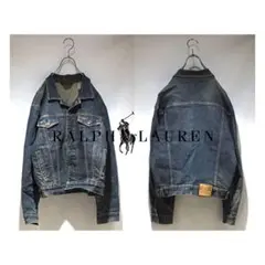 USA古着 ラルフローレンポロジーンズ デニムジャケット Gジャン XL メンズ