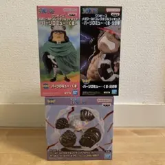 ワンピース ワールドコレクタブルフィギュア ルフィ/くま 3種