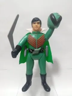 難あり ミドレンジャー 面取れ ソフビ ゴレンジャー 当時物 旧バンダイ ポピー 難あり ミドレンジャー 面取れ ソフビ ゴレンジャー 当時物 旧バンダイ