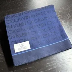 CALVIN KLEIN ネイビー ハンカチ