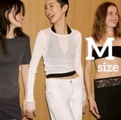 《P様 専用》ZARA ザラ 袖口レース セミシースルーレースカフストップス