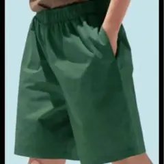 ファミマ ショートパンツ Lサイズ グリーン