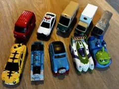 ※済※ミニカーセット トミカ　トーマス バズ・ライトイヤー　しまじろう　クロネコ