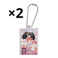 アイカツ！×プリパラ だれでもアクリルチャーム1 ガチャ ガァルル×2つ