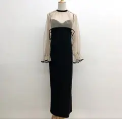 AMERI VINTAGE チュール ボレロ セット ドレス 黒 S アメリのサムネイル